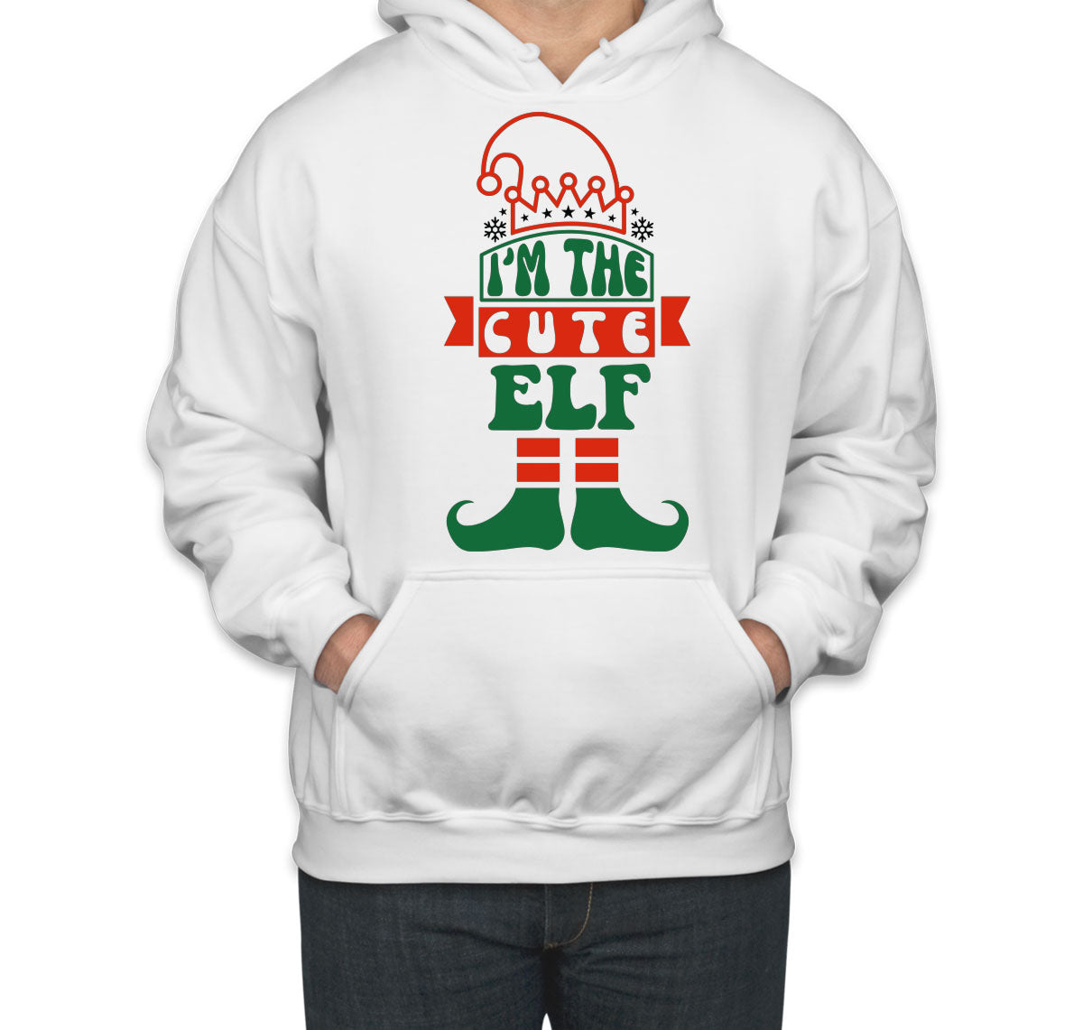 I'm The Cute Elf Christmas Unisex Hoodie