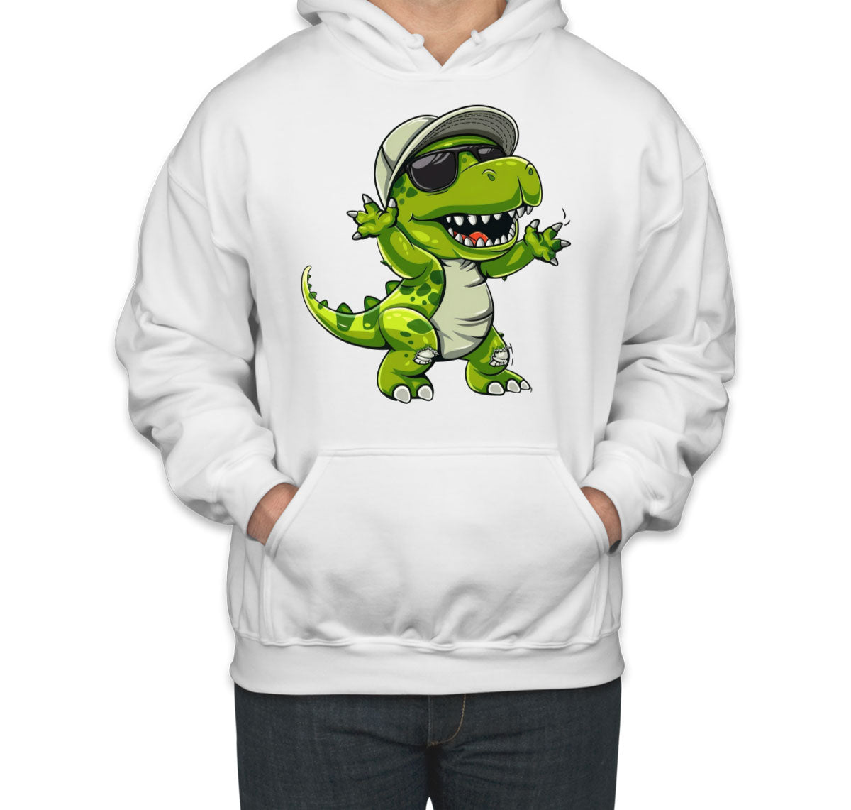Dabbing Dinosaur Unisex Hoodie