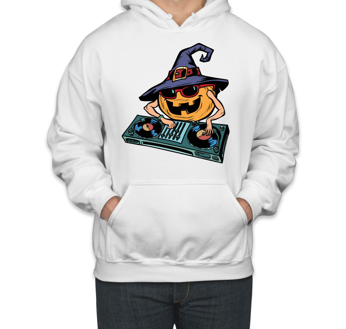 DJ Pumpkin Halloween Unisex Hoodie