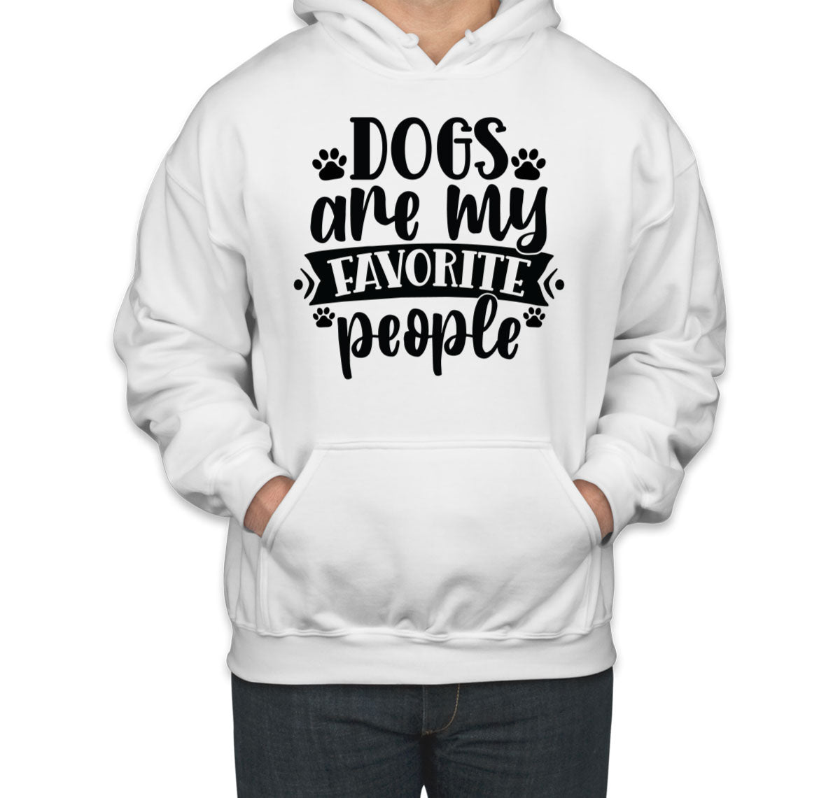 Dogs Are My Favorite People Unisex Hoodie