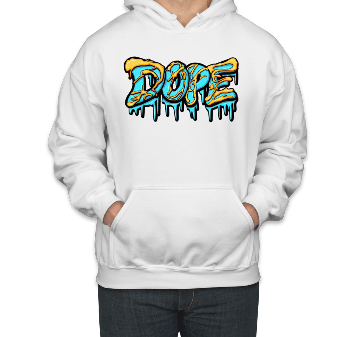 Dope Dripping Typography Unisex Hoodie