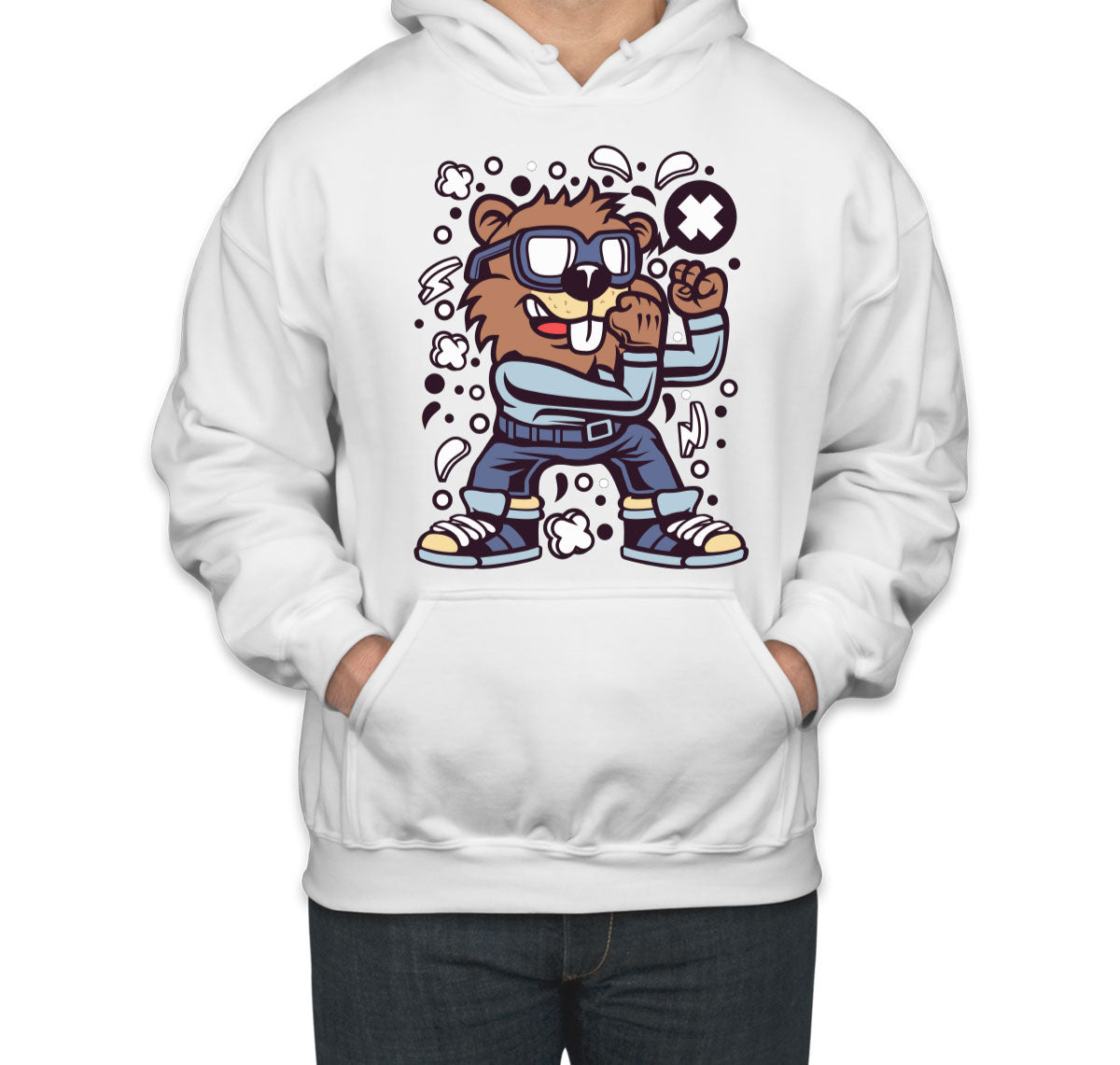 Fighter Beaver Unisex Hoodie