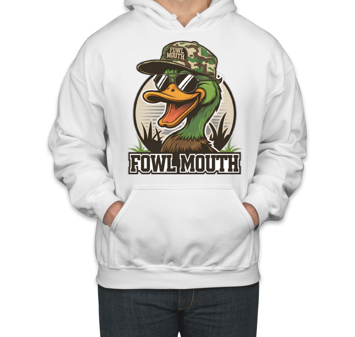 Fowl Mouth Duck Hunting Unisex Hoodie