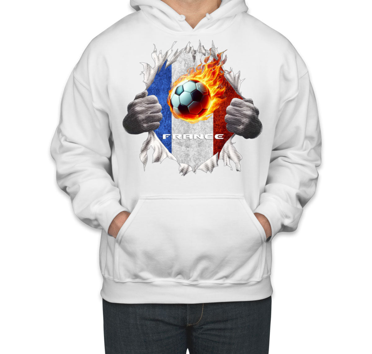 France Euro Cup Soccer Football Unisex Hoodie
