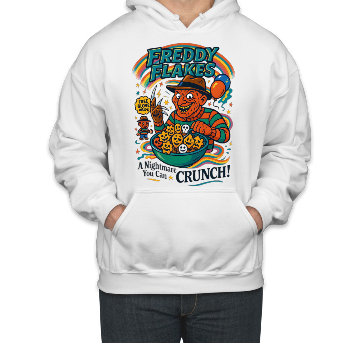 Freddy Flakes Halloween Unisex Hoodie
