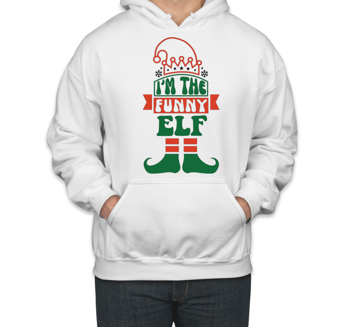 I'm The Funny Elf Christmas Unisex Hoodie