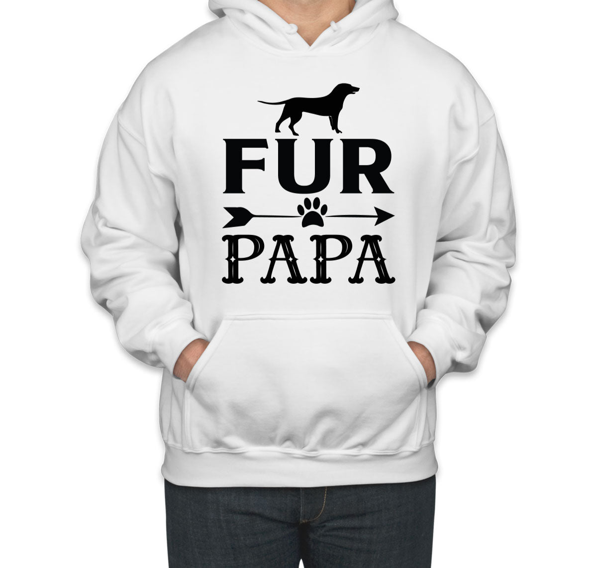 Fur Papa Dog Father's Day Unisex Hoodie