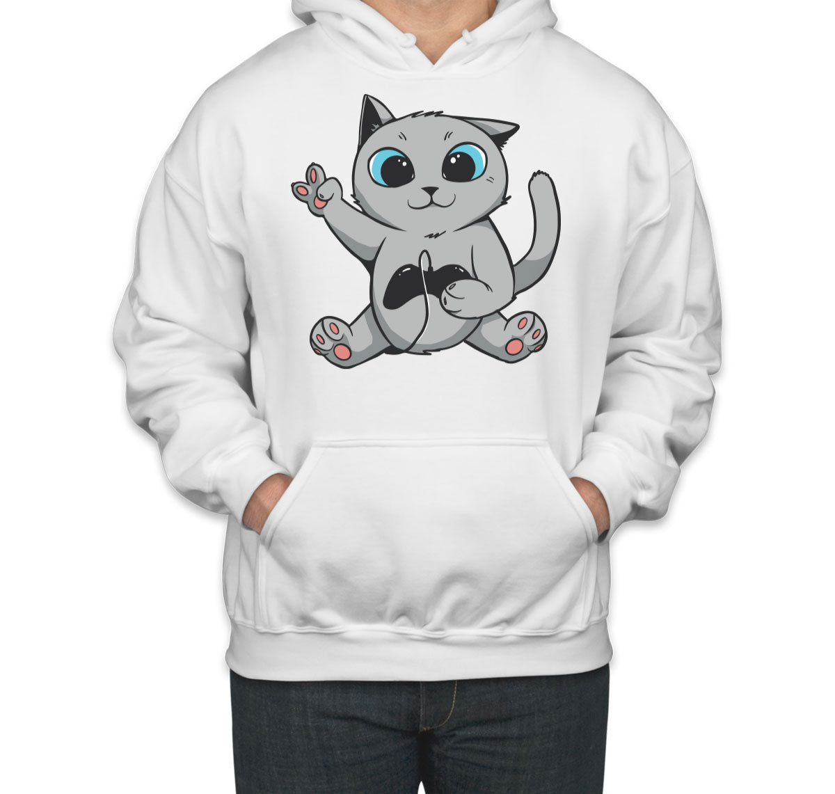 Gamer Cat Unisex Hoodie