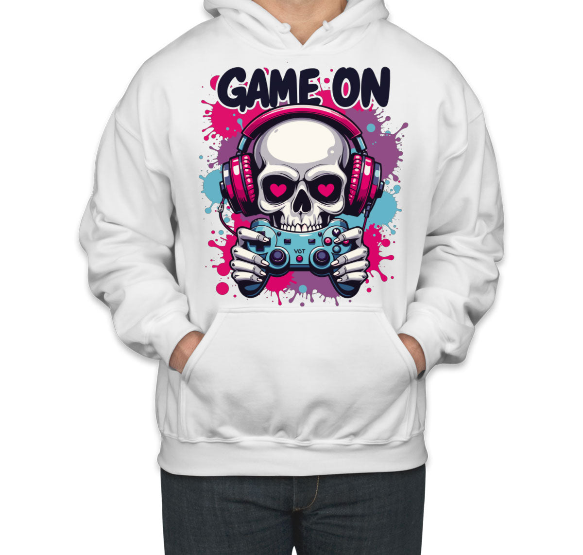 Game On Skull Unisex Hoodie