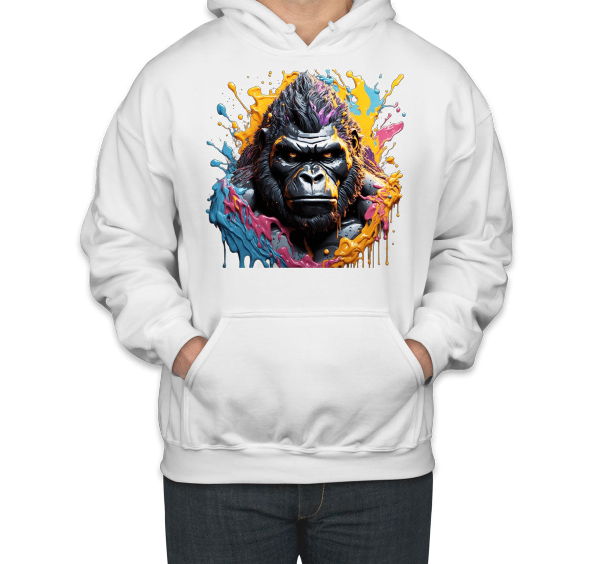Colorful Gorilla Unisex Hoodie