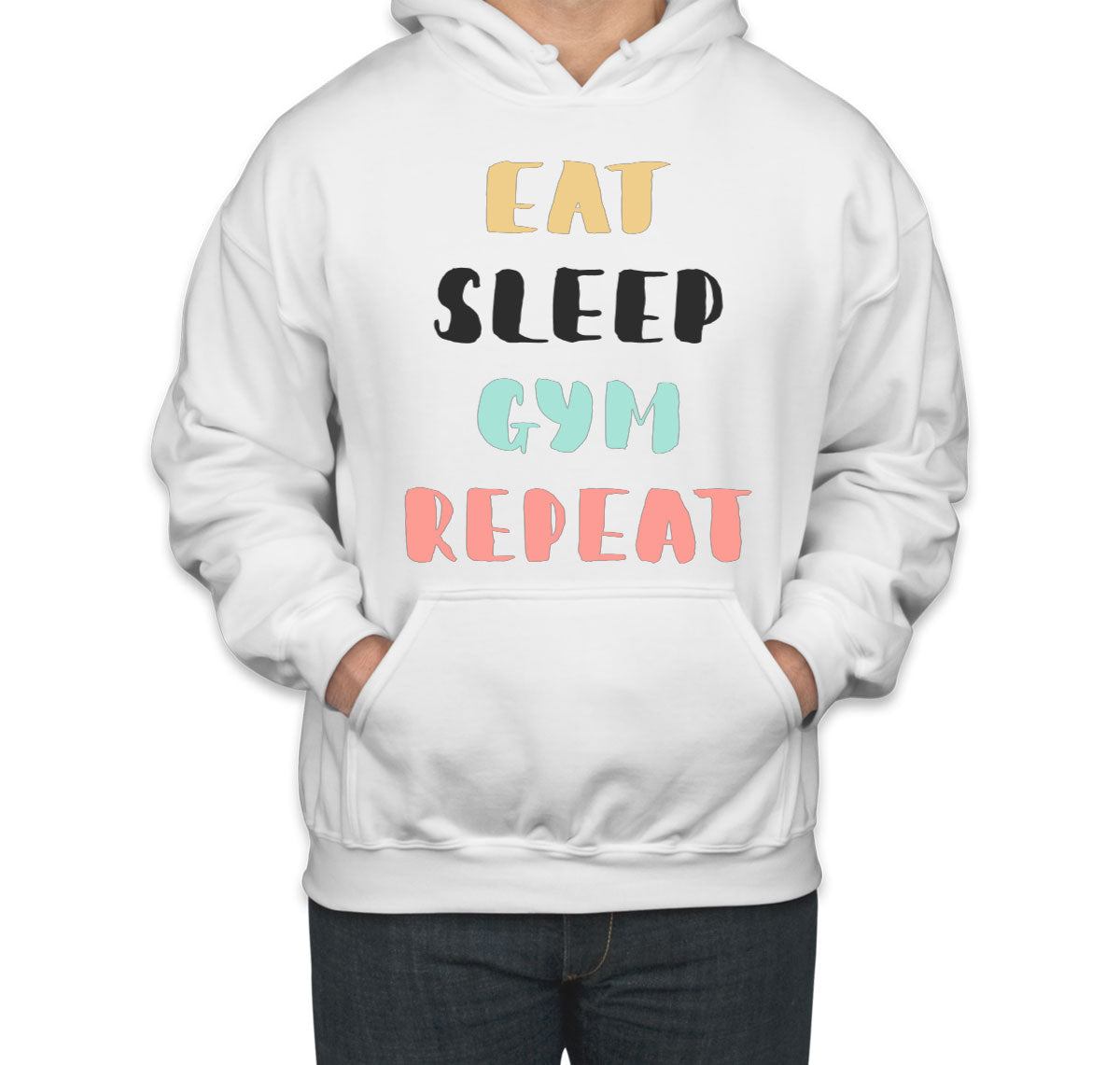 Eat Sleep Gym Repeat Unisex Hoodie