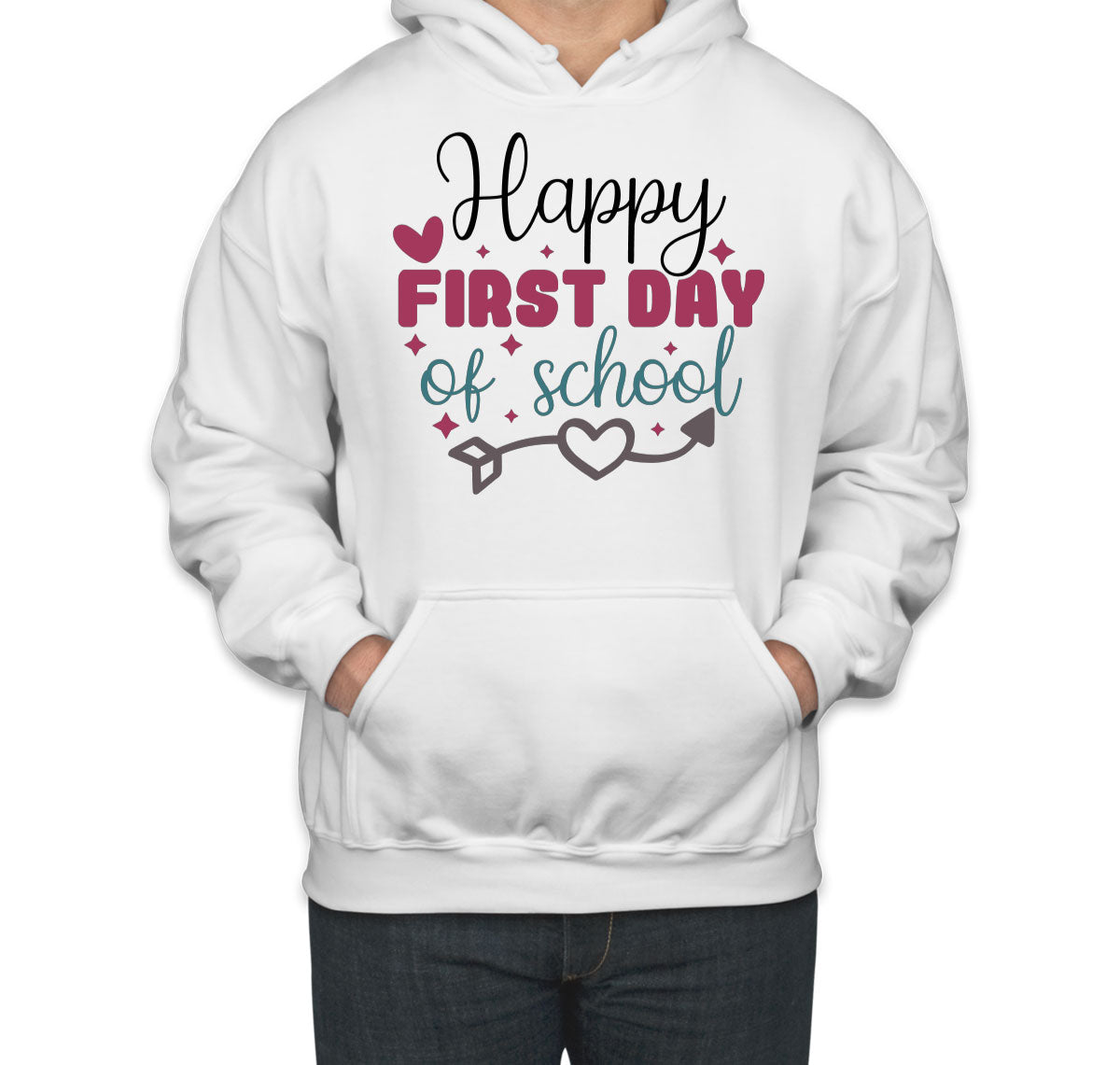 Happy First Day Of School Teacher Unisex Hoodie