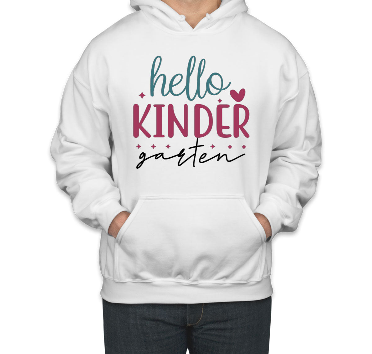 Hello Kindergarten Teacher Unisex Hoodie