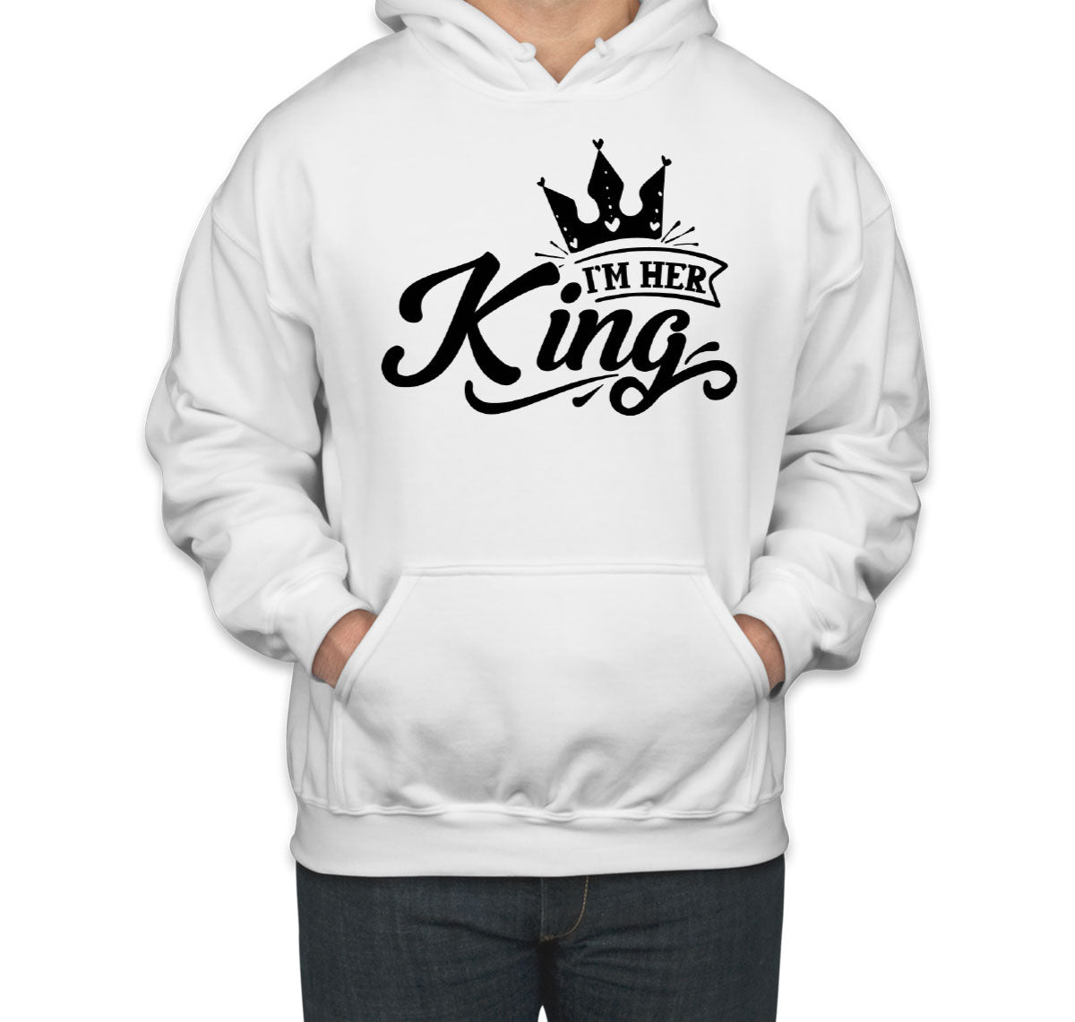 Her King Valentine's Day Unisex Hoodie