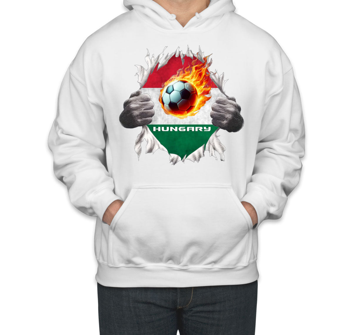 Hungary Euro Cup Soccer Football Unisex Hoodie