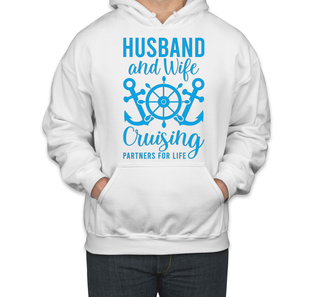 Husband And Wife Cruising Partners For Life Unisex Hoodie
