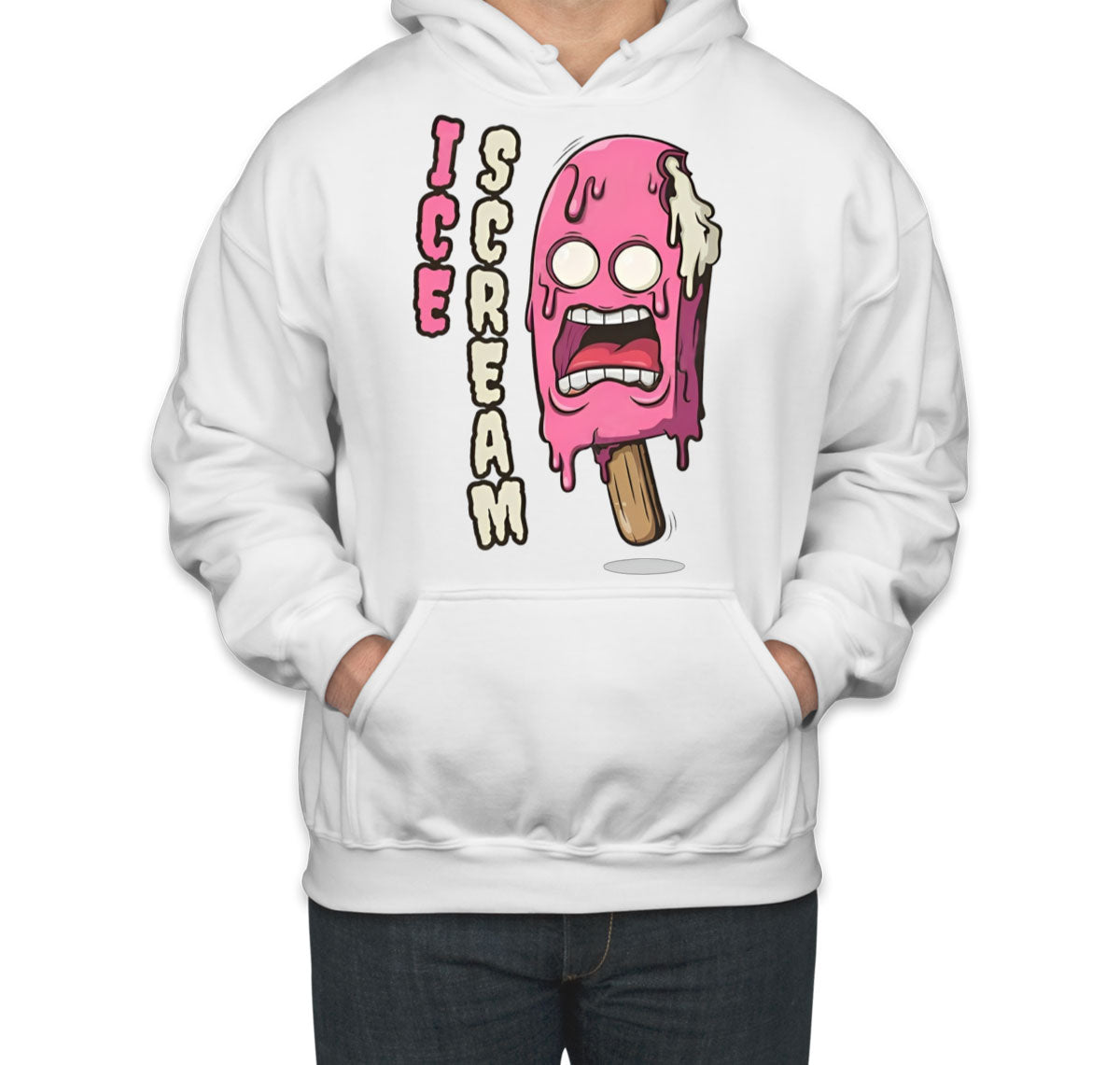 Ice Scream Cartoon Unisex Hoodie