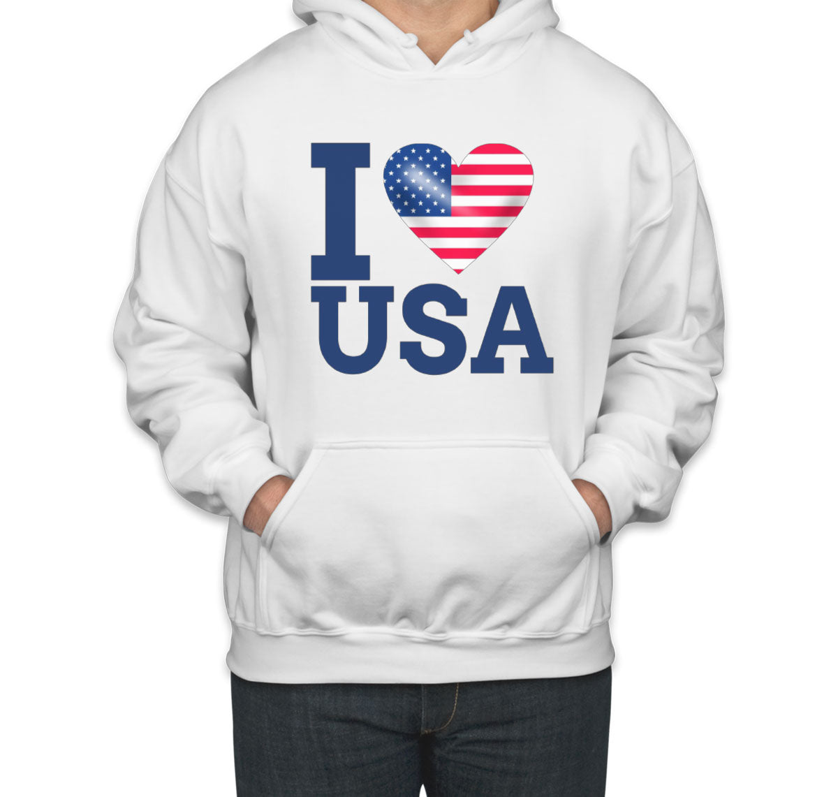 I Love USA Unisex Hoodie