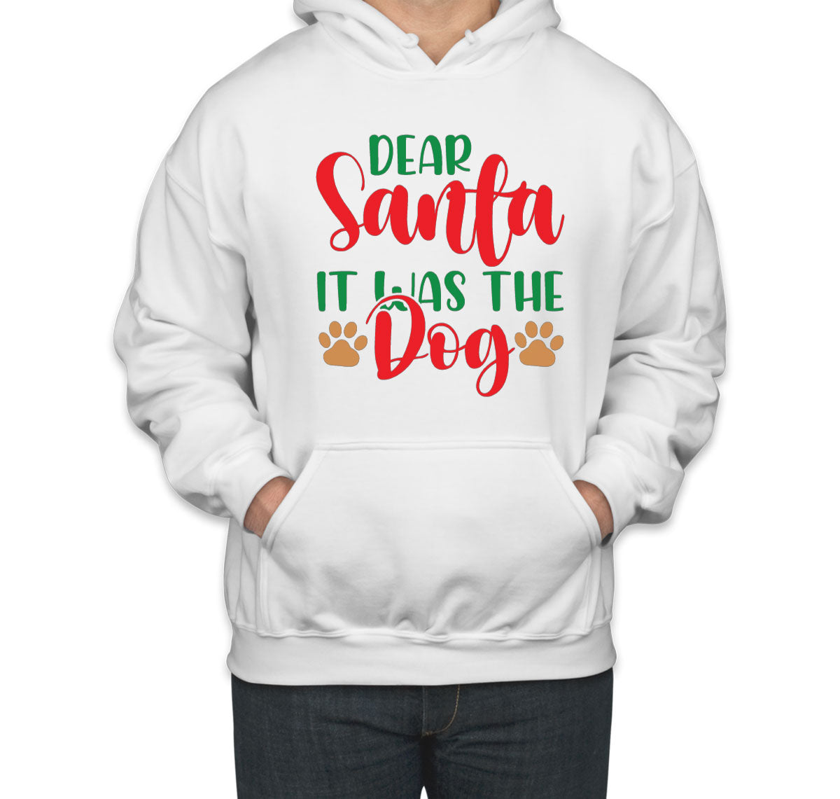 Dear Santa It Was The Dog Christmas Unisex Hoodie