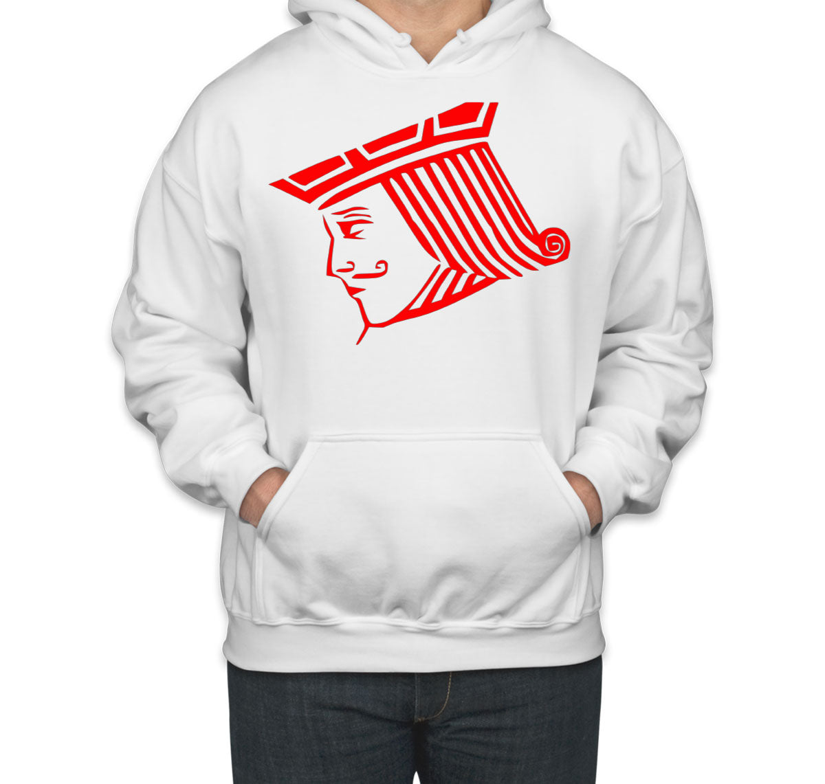 Jack King Playing Cards Unisex Hoodie