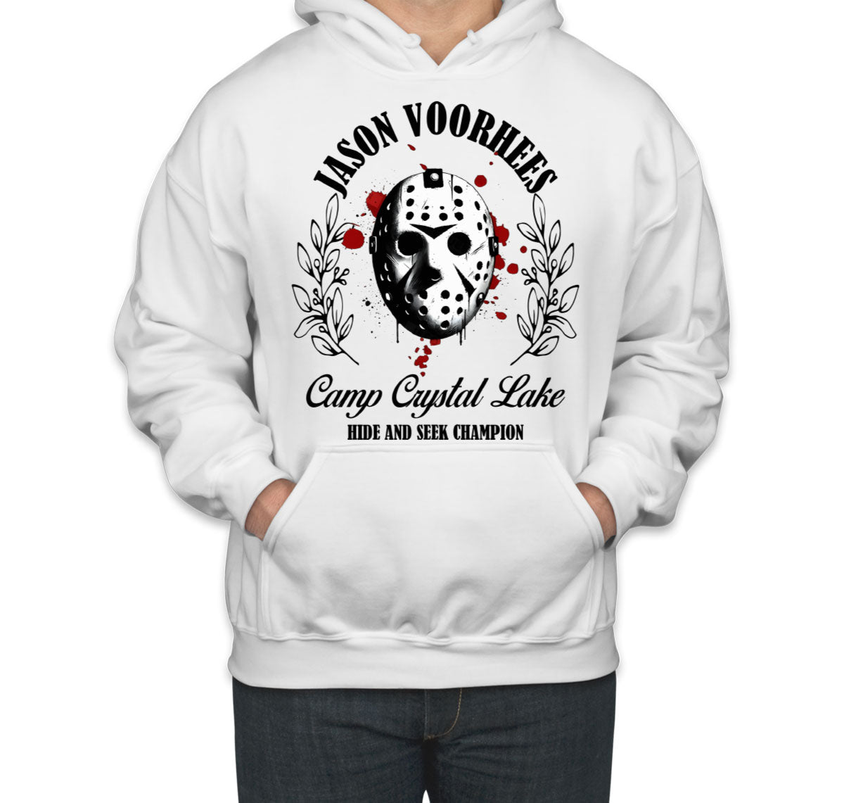 Jason Camp Crystal Lake Hide And Seek Champion Halloween Unisex Hoodie