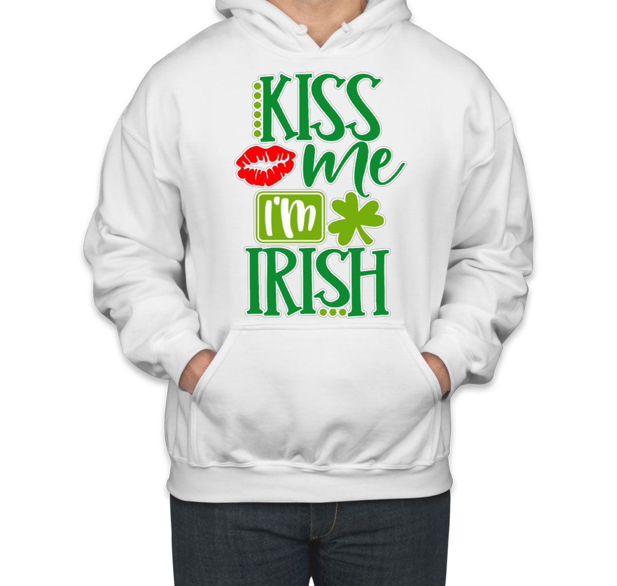 Kiss Me I'm Irish St. Patrick's Day Unisex Hoodie