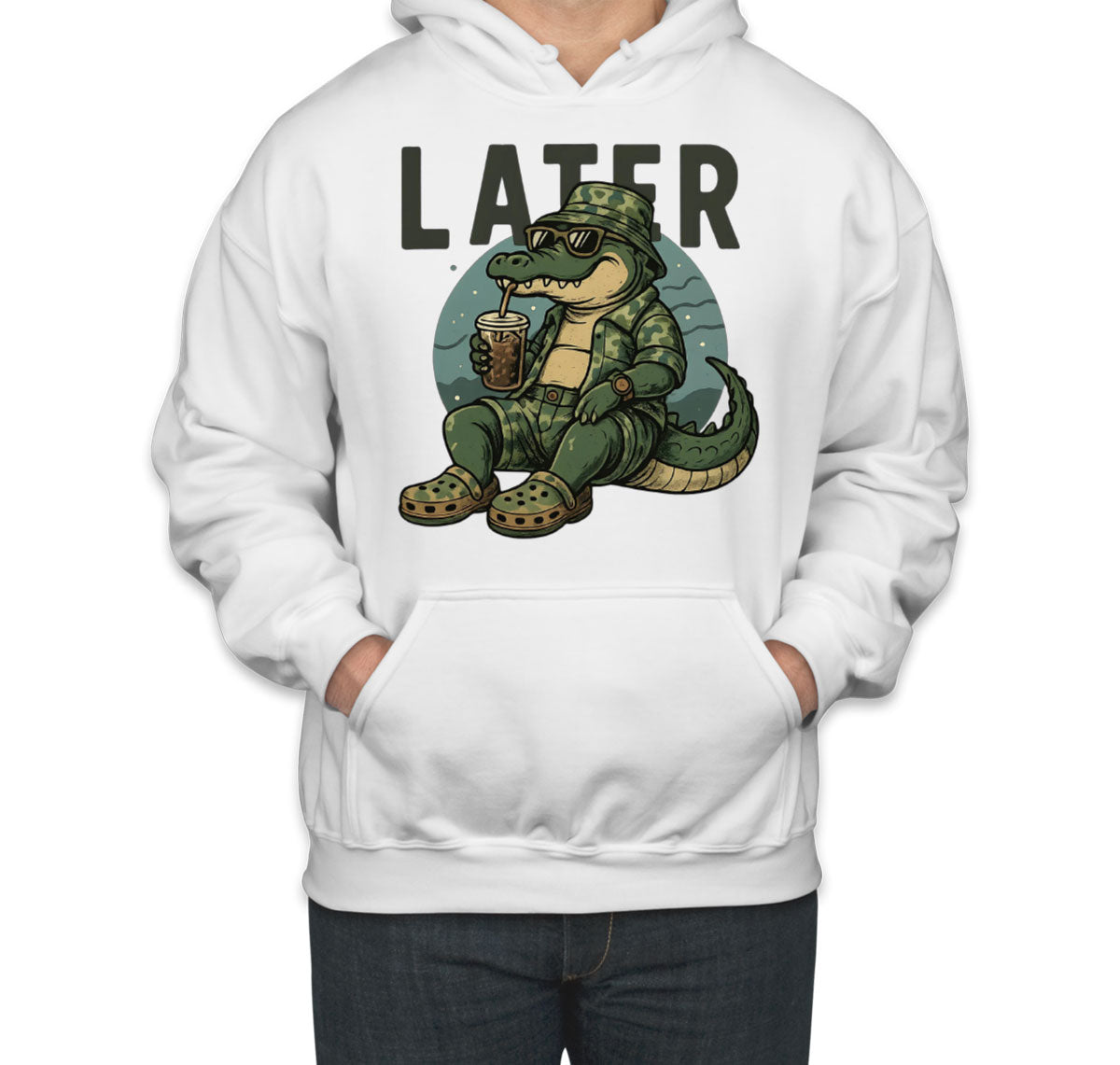 Camo Alligator Hunting Unisex Hoodie