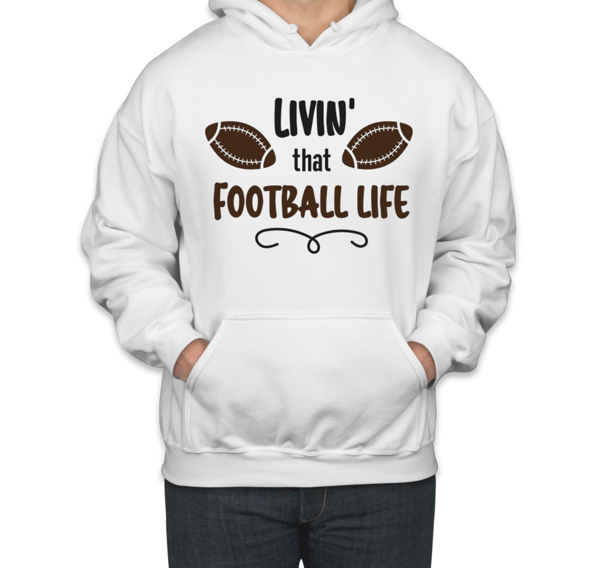 Livin' That Football Life Unisex Hoodie