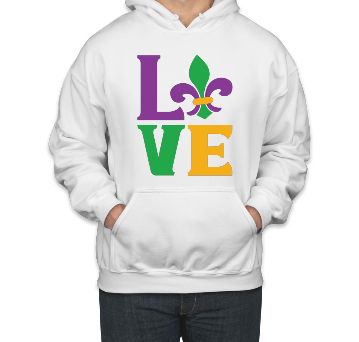 Love Mardi Gras Unisex Hoodie