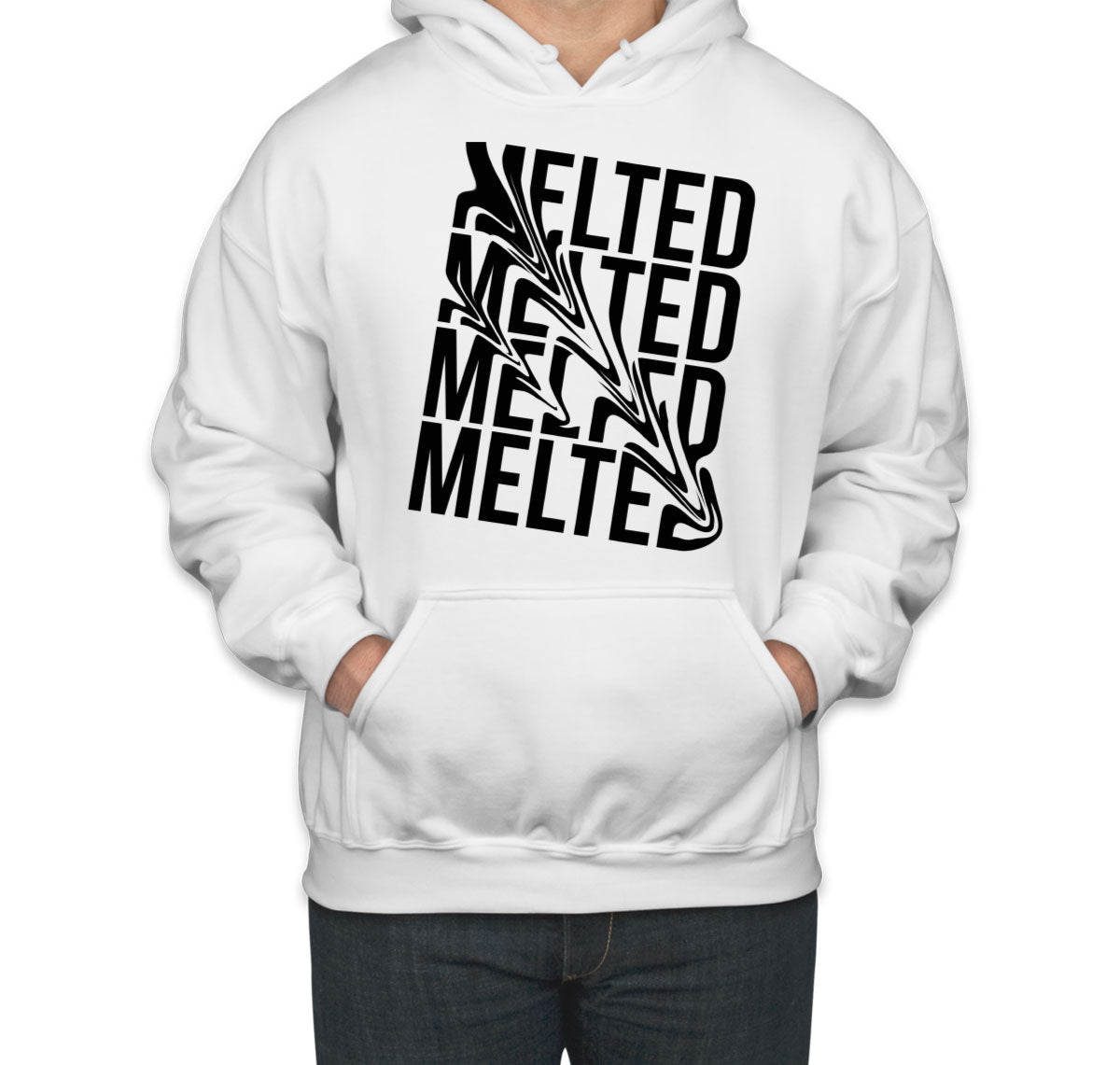 Melted Typography Unisex Hoodie