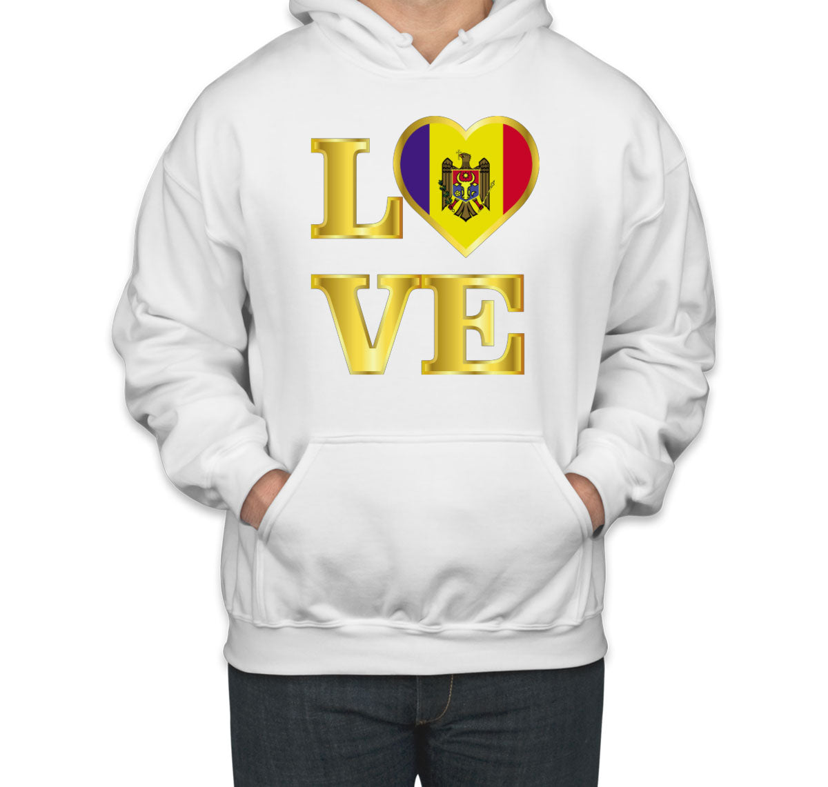 Moldova Love Unisex Hoodie