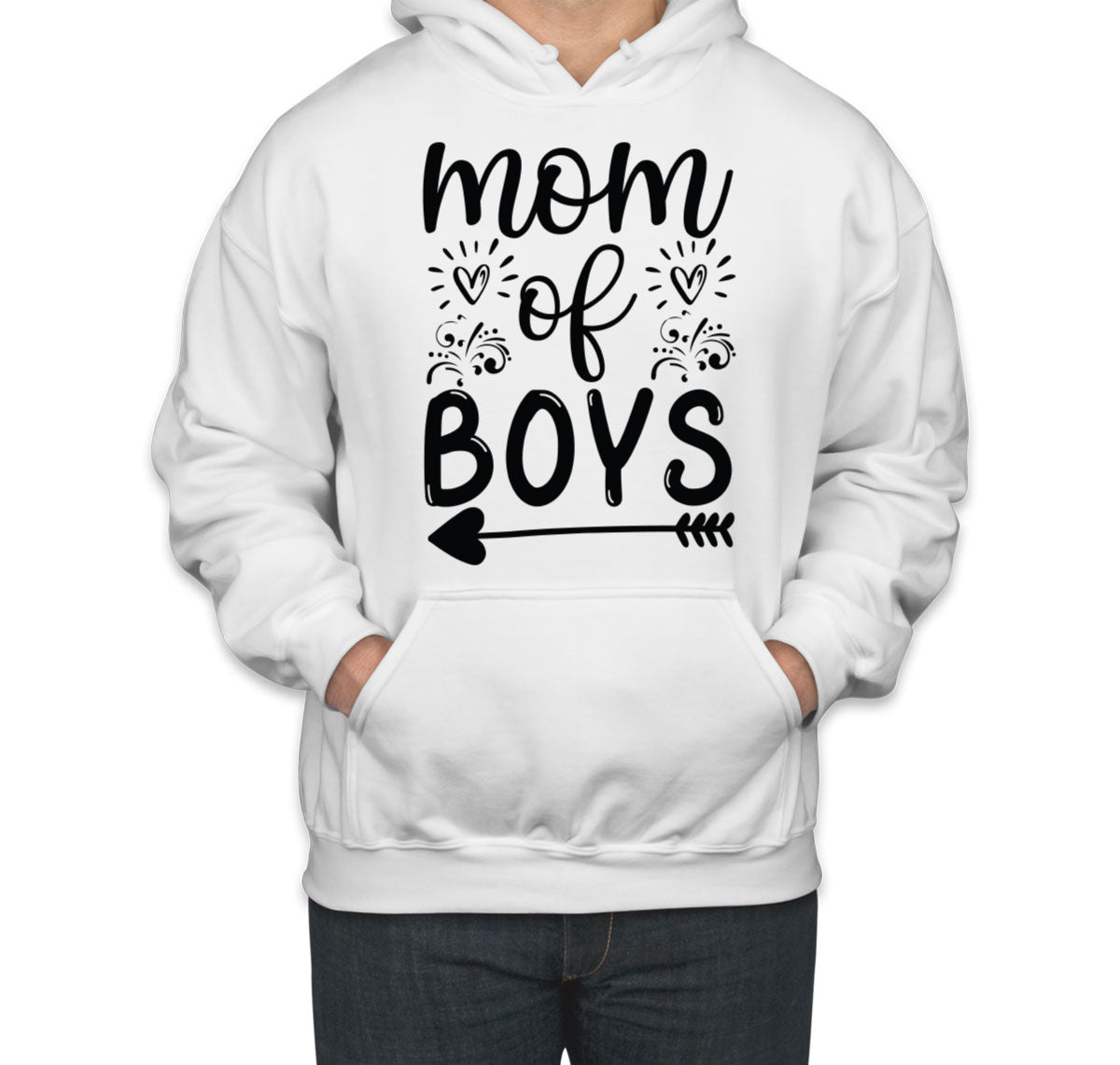 Mom Of Boys Unisex Hoodie