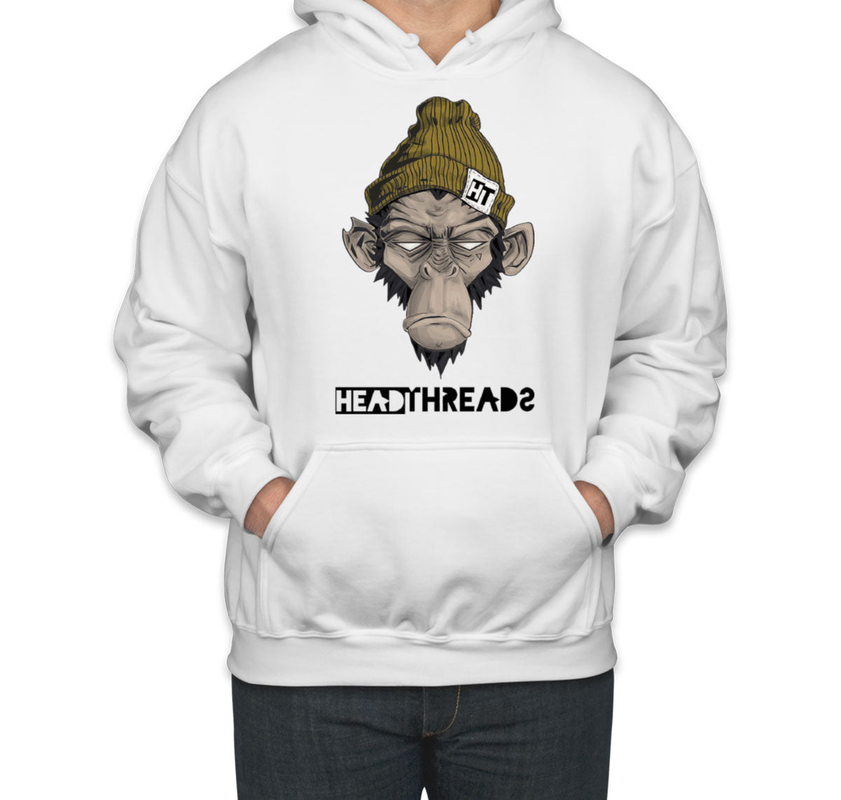 Monkey Headthreads Unisex Hoodie