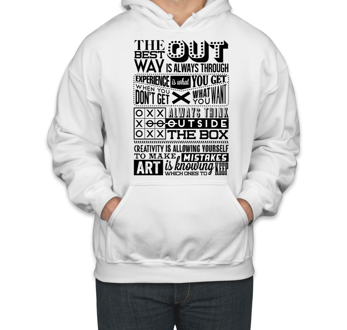 Motivational Words Unisex Hoodie