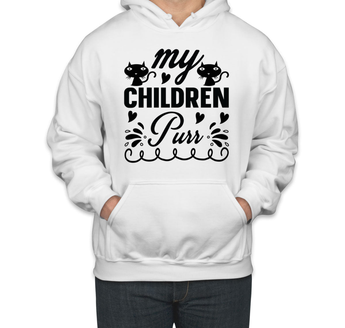 My Children Purr Cat Unisex Hoodie