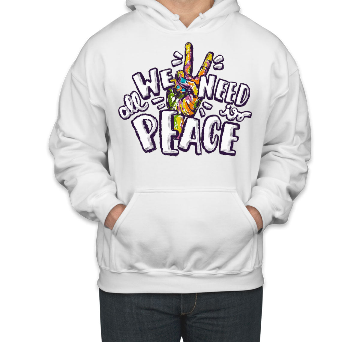 All We Need Is Peace Unisex Hoodie
