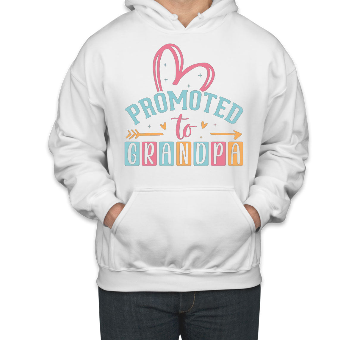 Promoted To Grandpa Unisex Hoodie
