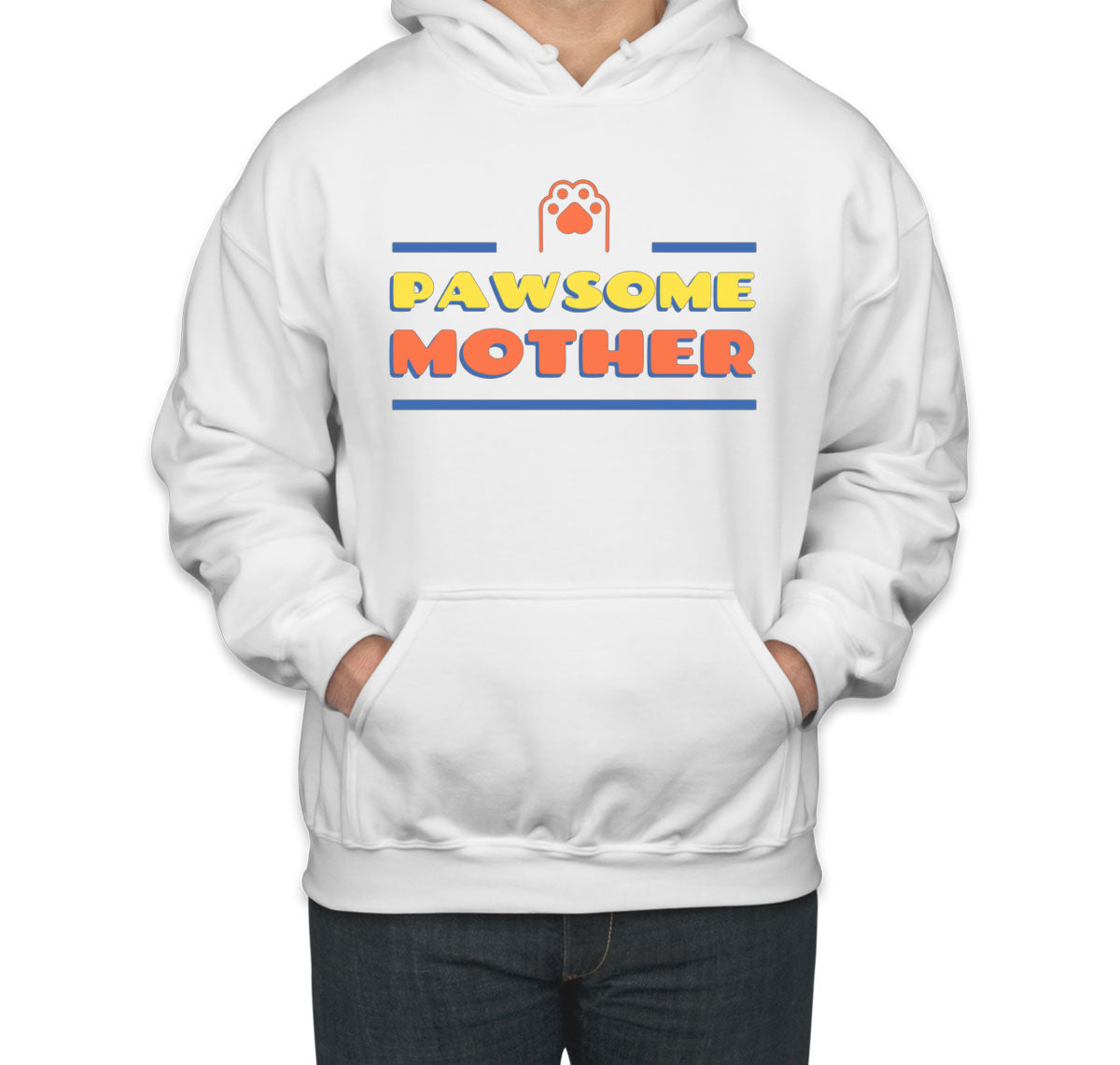 Pawsome Mother Dog Mom Unisex Hoodie