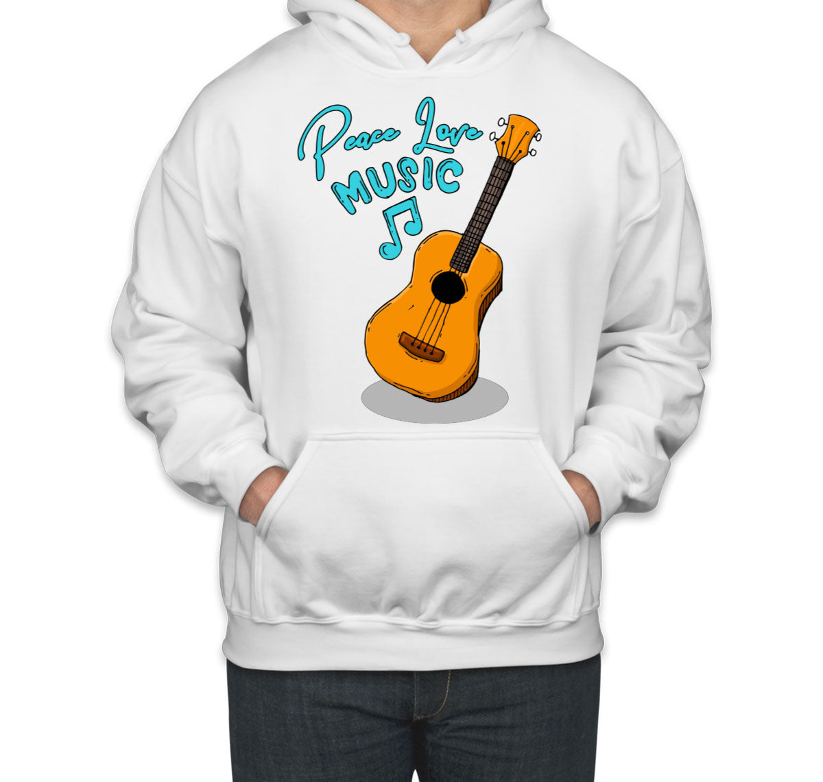 Peace Love Music Unisex Hoodie