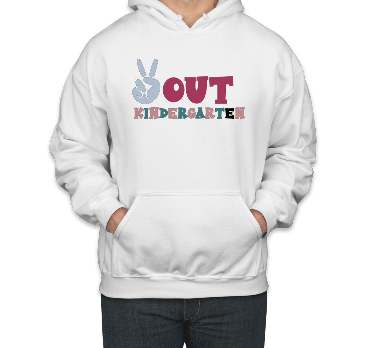 Peace Out Kindergarten Unisex Hoodie