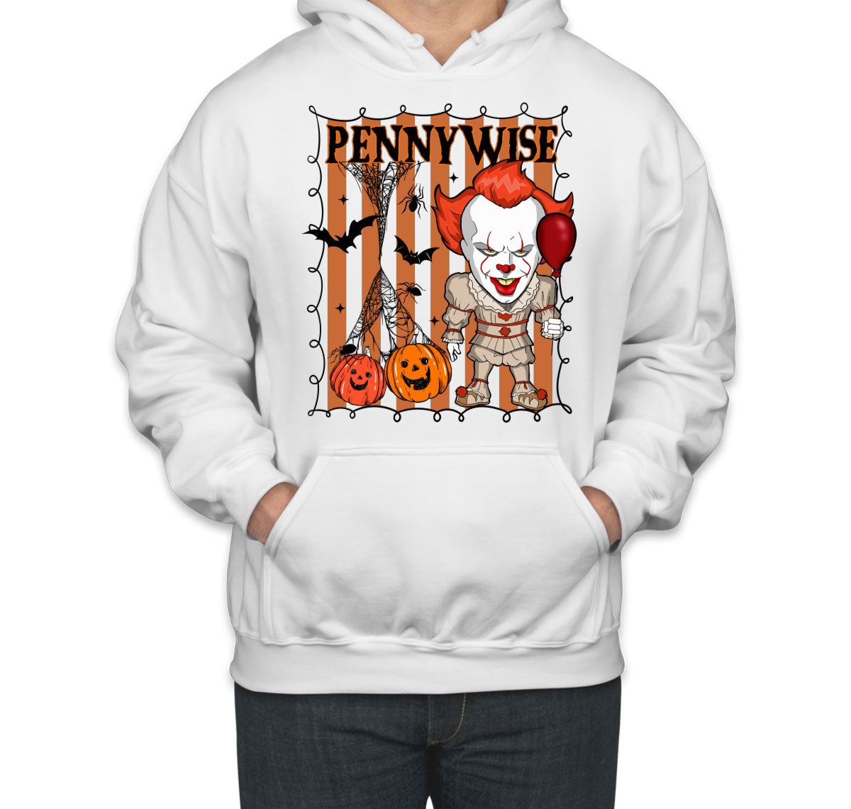 Pennywise Horror Movie Character Halloween Unisex Hoodie
