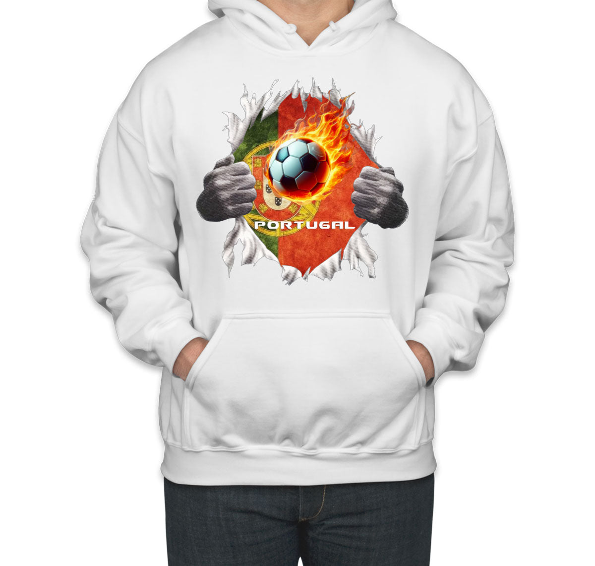 Portugal Euro Cup Soccer Football Unisex Hoodie