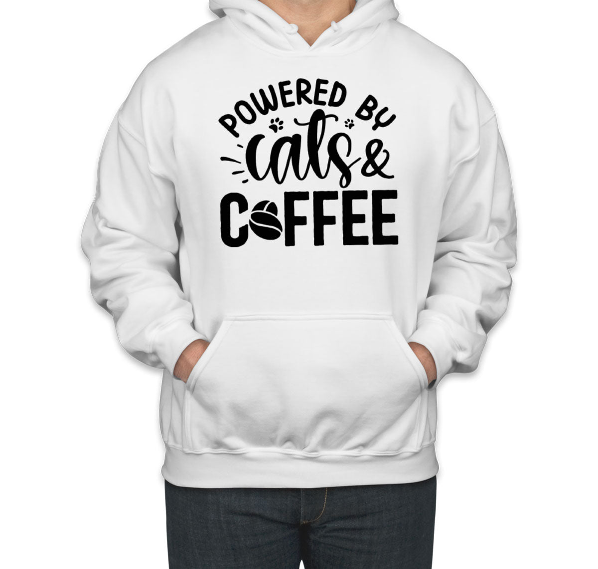 Powered By Cats And Coffee Mother's Day Unisex Hoodie