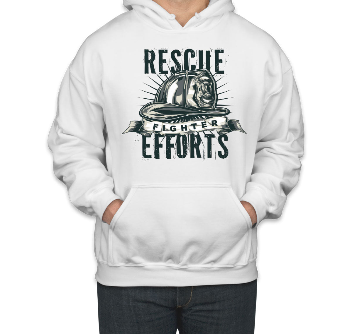Rescue Fighter Efforts Firefighter Unisex Hoodie