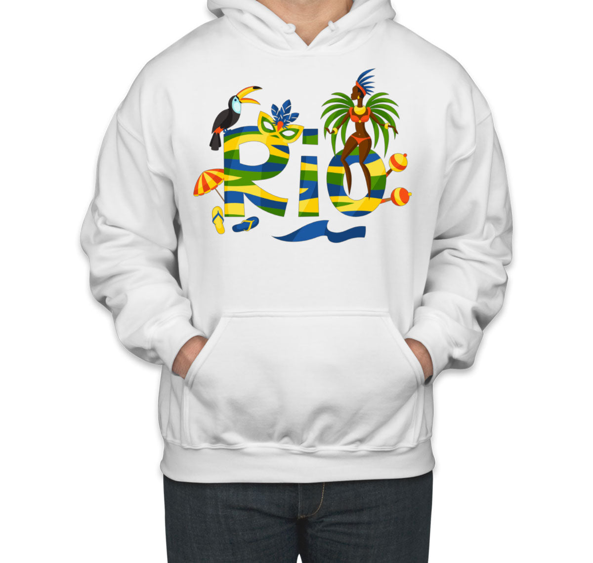 Rio De Janeiro Brazil Carnival Unisex Hoodie