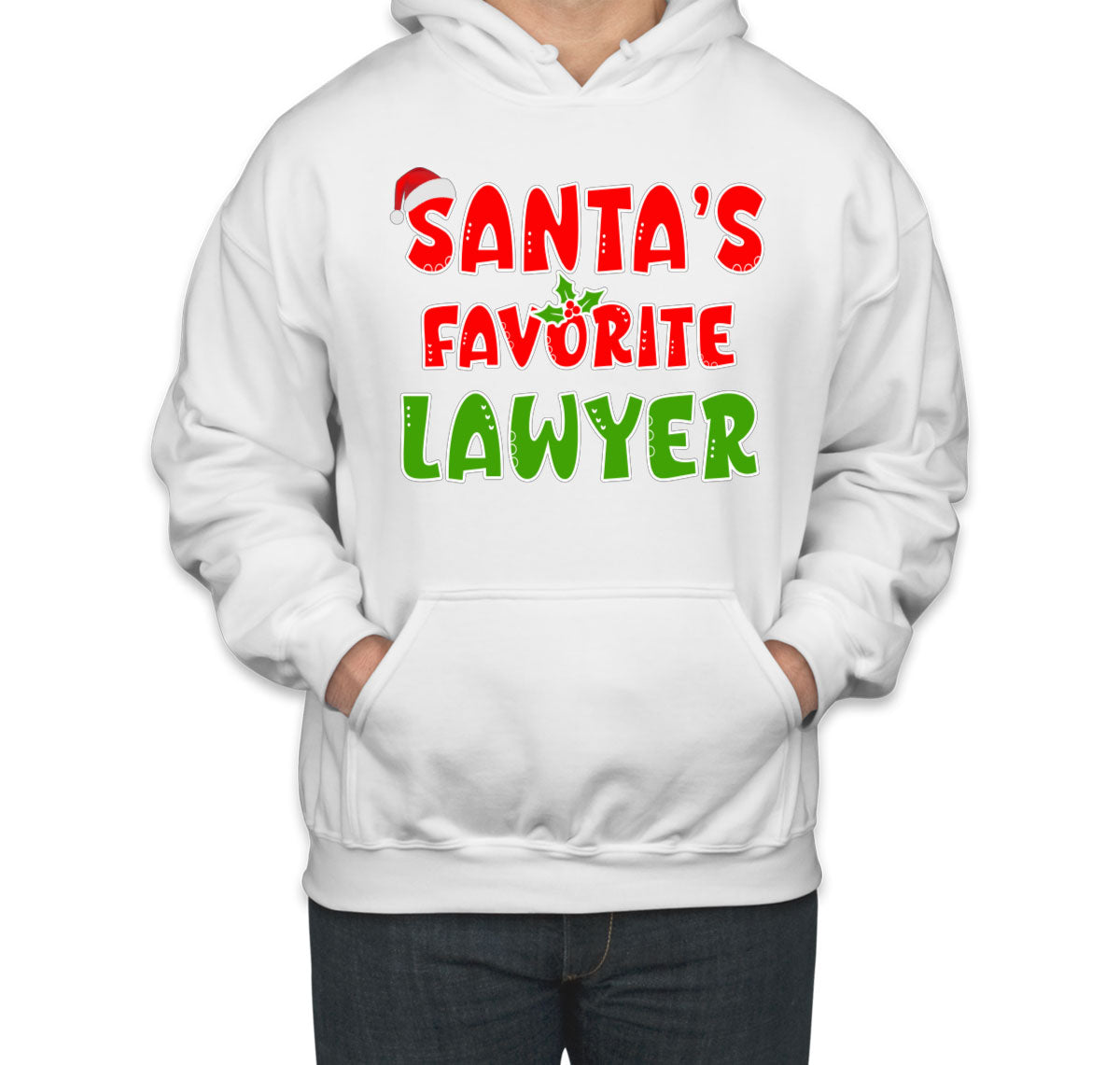 Santa's Favorite Lawyer Unisex Hoodie