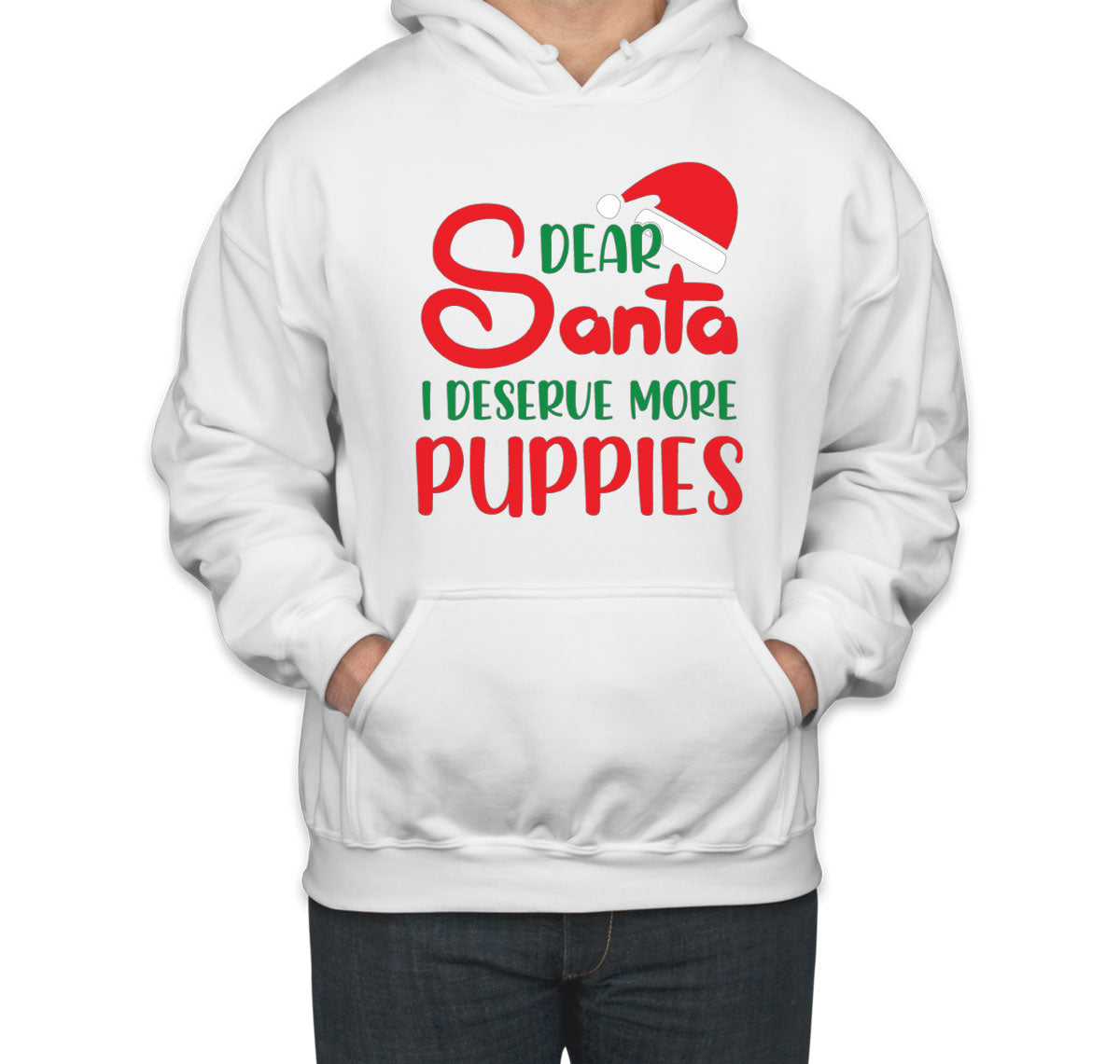 Dear Santa I Deserve More Puppies Christmas Unisex Hoodie