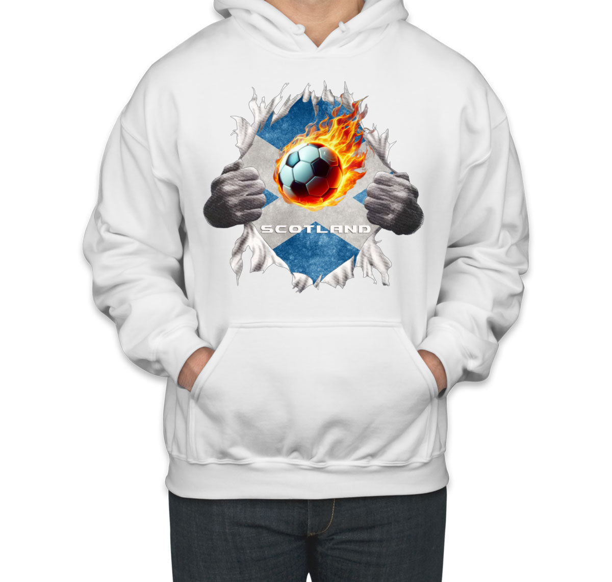Scotland Euro Cup Soccer Football Unisex Hoodie
