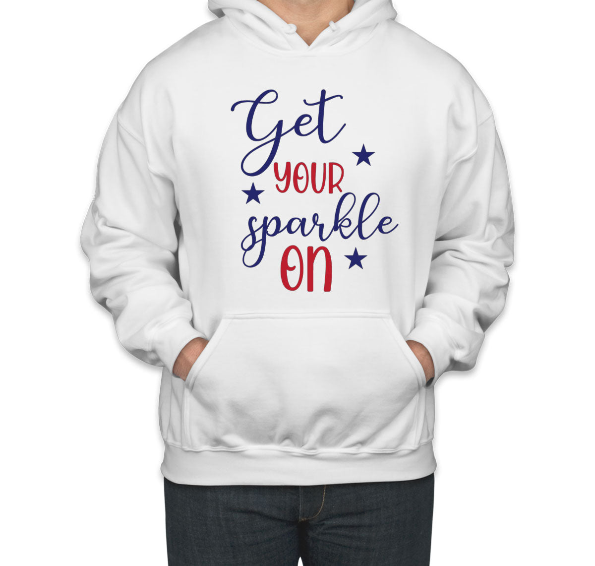 Get Your Sparkle On Patriotic Unisex Hoodie