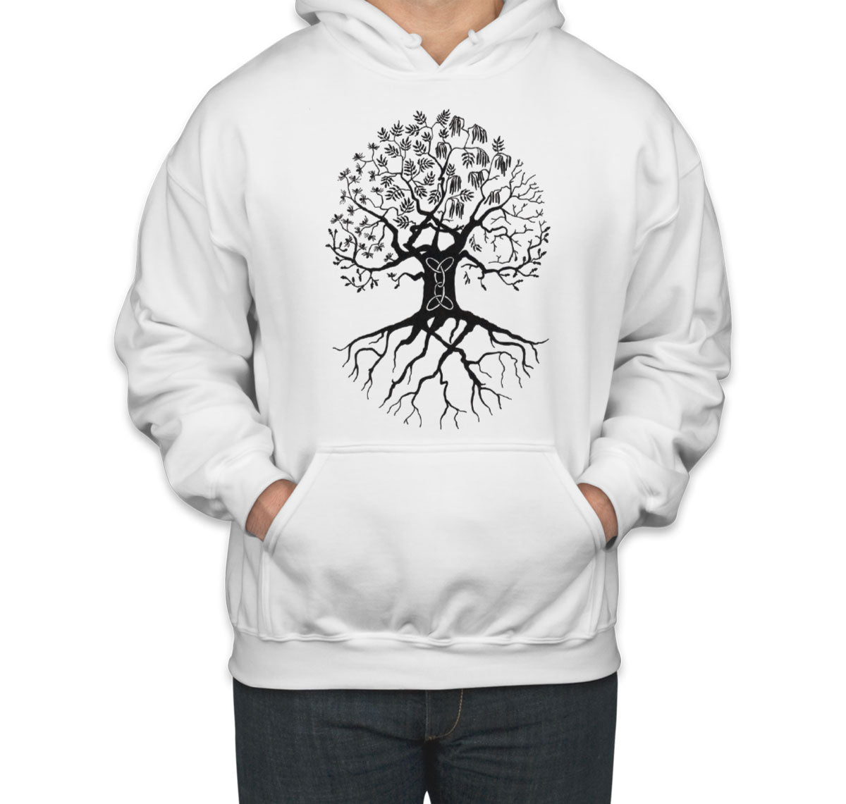 Spiritual Tree Meditation Reiki Roots Unisex Hoodie